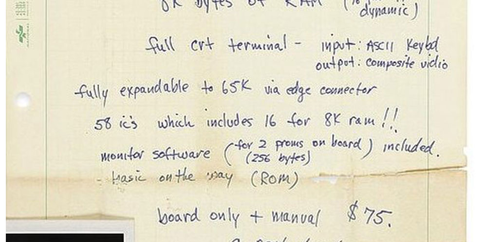 Gokil, Tulisan Tangan Steve Jobs Ini Dilelang Rp 857 Juta!